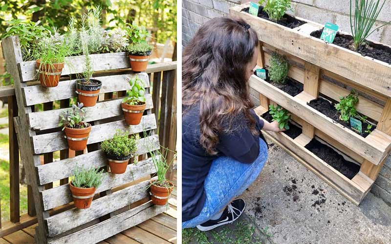 Pallet-Herb-Garden  